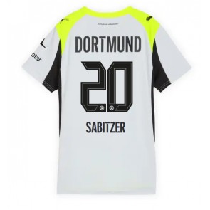 Borussia Dortmund Marcel Sabitzer #20 Replik Auswärtstrikot Damen 2025-26 Kurzarm